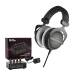 Beyerdynamic DT 770 PRO 80 Ohm Over-Ear Studio Headphones (Black) with Stereo Amplifier Bundle