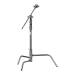 Kupo 20-Inch Master C-Stand with Turtle Base Kit (2.5-Inch Grip Head and 20-Inch Grip Arm, Silver)