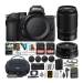 Nikon Z50 Mirrorless Camera with NIKKOR Z 16-50 and 50-250mm VR Lenses and 64GB Card Kit with Deluxe Accessory Bundle