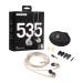 Shure SE535 Sound Isolating Earphones with 37dB Noise Cancellation and 3.5 mm Audio Cable (Clear)