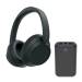 Sony WHCH720N Wireless Over the Ear Noise Canceling Headphones (Black) with Accessory Bundle