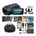 Sony FDR-AX43 4K UHD Handyman Camcorder with Bag, Tripod, 64 SD Card, and Accessory Bundle1
