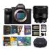 Sony Alpha a7 III Full Frame Mirrorless Camera with 85mm f/1.8 Prime Lens and Accessory Bundle