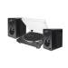 Audio-Technica AT-LP60X Turntable (Black) Bundle with Samson 3-Inch Powered Studio Monitors Pair