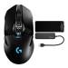 Logitech G903 HERO Wireless Gaming Mouse Bundle with Kratos Power RGB Gaming Mouse Pad with 15W Wireless Charging