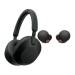 Sony WH-1000XM5 Wireless Noise Canceling Over-Ear Headphones (Black) with Sony WF-1000XM4 Noise Canceling Earbuds