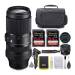 Sigma 100-400mm f/5-6.3 DG DN OS Lens for Sony E-Mount with 64GB Extreme PRO SD Cards and Koah Messenger Camera Case