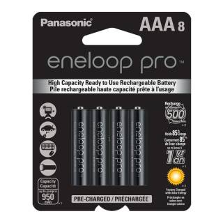 Panasonic Eneloop Pro AAA 8 Pack