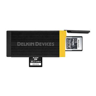 Delkin USB 3.2 CFexpress Type A & SD UHS-II Reader