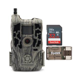 Stealth Cam Reactor 26MP Trail Camera (AT&T) w/ 32 GB SD Card and Card Reader