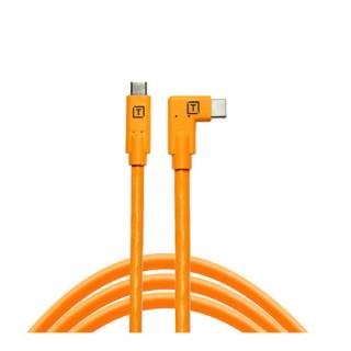 Tether Tools TetherPro USB-C to USB-C Right Angle Cable (Orange)
