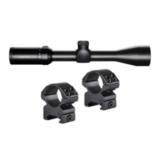 Hawke Vantage Riflescope & 2pc Medium Riflescope Rings Bundle