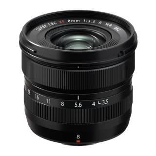 Fujifilm Fujinon XF8mm F3.5 R WR 35-mm Focal Length and 120-Degree Angle of View Lightweight Lens