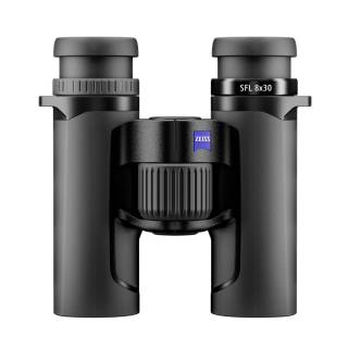 Zeiss SFL Ultra-Compact and Water-Resistant 8x30 Binoculars with SmartFocus Design (Black)