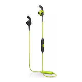 Philips Audio ActionFit in-Ear Wireless Headphones (SHQ6500CL) - Black/Lime Green