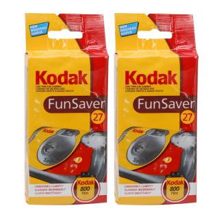 Kodak Funsaver Disposable Camera with Flash (2 Pack)