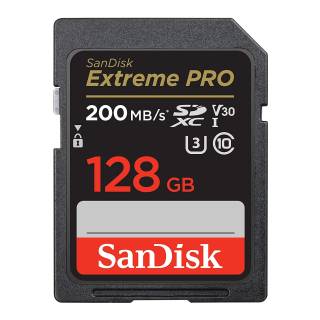 SanDisk 128GB Extreme PRO 200MB/s SDXC UHS-I Memory Card