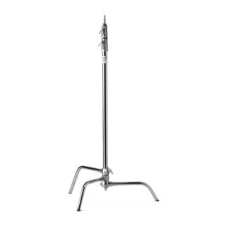 Kupo 40-Inch Master C-Stand with Height-Adjustable Sliding Leg and Zinc Alloy Casting Base (Silver)