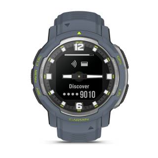 Garmin Instinct Crossover Rugged Hybrid Smartwatch (Blue Granite)