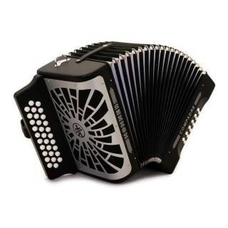Hohner Compadre GCF Accordion in Black with Gig Bag