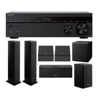 Sony STR-DH790 7.2-Channel 4K HDR Audio/Video Receiver with Complete Speaker System