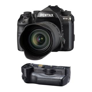Pentax K-1 Mark II DSLR Camera Body with 28-105mm WR Lens Kit and Battery Grip
