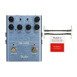 Fender Tre-Verb Digital Reverb/Tremolo Pedal with Cable and Prepaid Card