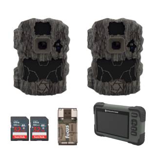 Stealth Cam DS4K Ultimate Camera 32 MP and 4K with SD Card Reader-Viewer and Card Reader Bundle
