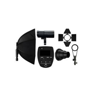 Profoto B10X Plus Off-Camera Flash with Clic Softobox Octa, Air Remote for Canon Bundle