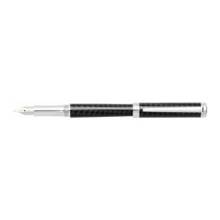 Sheaffer Intensity Carbon Fiber Fountain Pen with Chrome-Plated Trim and Broad Nib