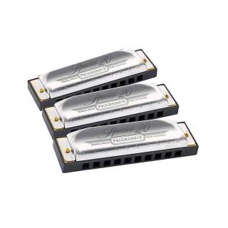 Hohner Special 20 Pro Pack 3-Piece Harmonicas