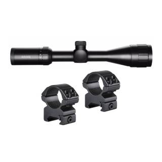 Hawke Sport Optics Vantage Riflescope & 2pc Medium Riflescope Rings Bundle