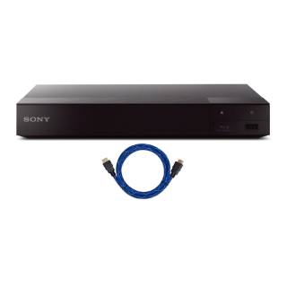 Sony BDPS6700 4K Upscaling 3D Streaming Blu-Ray Disc Player with Knox Gear Nylon-Braided 4K HDMI cable bundle