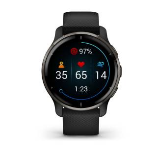 Garmin Venu 2 Plus Smartwatch (Black/Slate)
