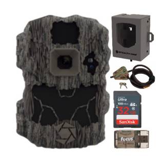 Stealth Cam DS4K 32 Megapixel Ultimate Camera with Security Box, Cable, SD Card and Card Reader