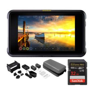 Atomos Shogun 7.2 inch HDR Pro/Cinema Monitor/Recorder/Switcher with Full Accessory Kit and 32 GB Memory Card