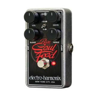 Electro-Harmonix Bass Soul Food Transparent Overdrive Bass Pedal W/ Power Supply