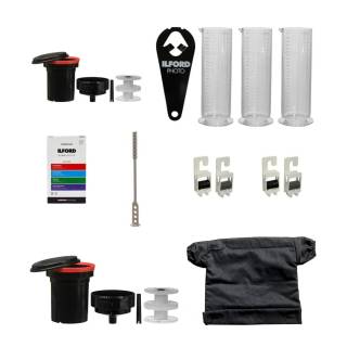 Patterson and Ilford Film Processing Kit with Extra Developing Tanks and Reels Bundle