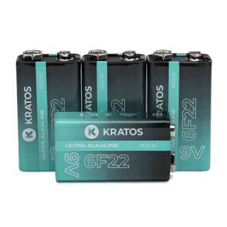 Kratos Power High-Performance Ultra Alkaline 9V Batteries