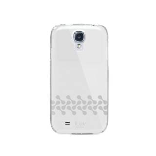 iLuv Gossamer Clear Hardshell Case for Galaxy S4 (White)