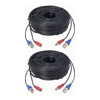 Lorex 100 ft Premium 4K RG59/Power Accessory Cable (2-Pack)