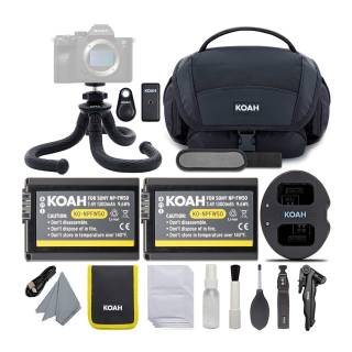 Koah PRO Accessory Kit for Sony Alpha a6000/ a6100/ a6400 Mirrorless Camera