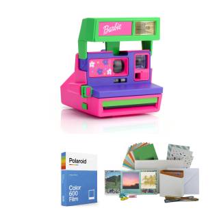 Polaroid 600 Barbie Throwback Instant Camera with Color Instant Film and Accessory Kit