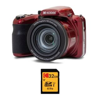 Kodak Pixpro AZ425 Astro Zoom 20MP Camera with 42X Optical Zoom (Red) with 32GB SD Card Bundle-6114654e40afe3d2.jpg