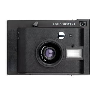 Lomography Affordable Instant Camera Edition with Colored Gel Filters for Photographers (Black)