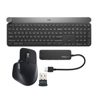 Logitech Craft Advanced Wireless Keyboard with Wireless Mouse Bundle