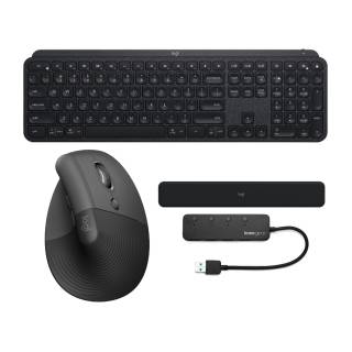 Logitech MX Keys Advanced Wireless Illuminated Keyboard Bundle