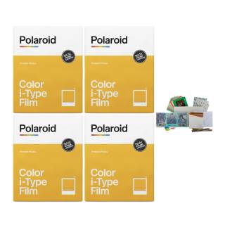 Polaroid Originals Color Instant Film for i-Type Cameras (32 Exposures) Bundle with Photo Box