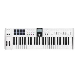 Arturia KeyLab Essential 49 mk3 MIDI Universal Keyboard Controller with Custom DAW Scripts (White)