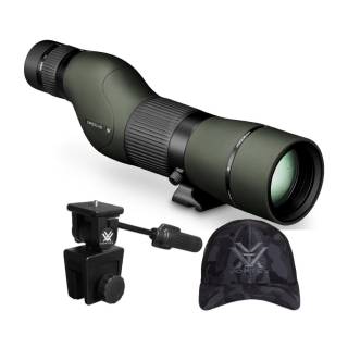 Vortex Viper HD 15-45x65 Spotting Scope (Straight) with Car Window Mount and Cap